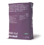 Gel‑Adhesivo estructural, altamente flexible, multiuso, tixo & fluido, H40 gel de Kerakoll. Gris. 20 Kg